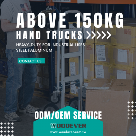 Over 150 Kg Capacity Hand Trucks - More than 150kg loading heavyduty trolley, creating a safe and efficient working environment.